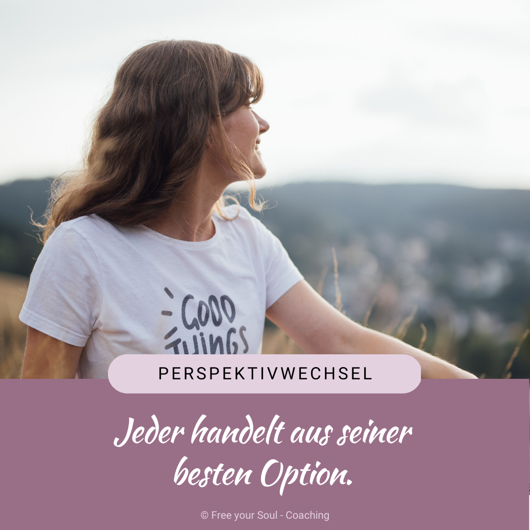 Jeder handelt aus seiner besten Option
